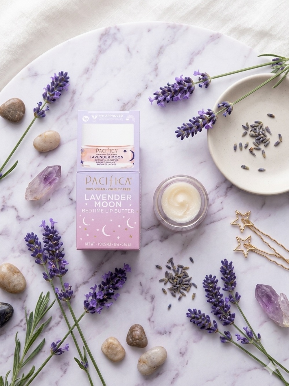 Pacifica Lavender Moon Bedtime Lip Butter - Lavender